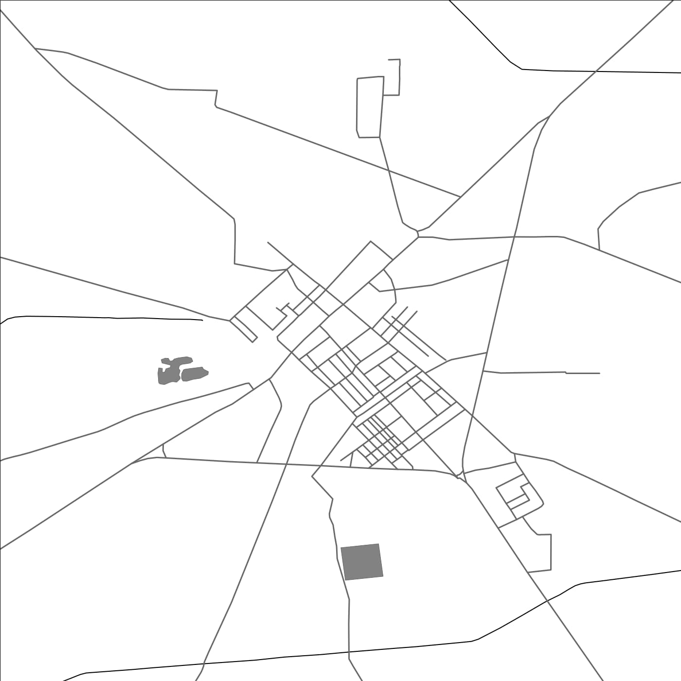 ROAD MAP OF FAZILKA, INDIA BY MAPBAKES