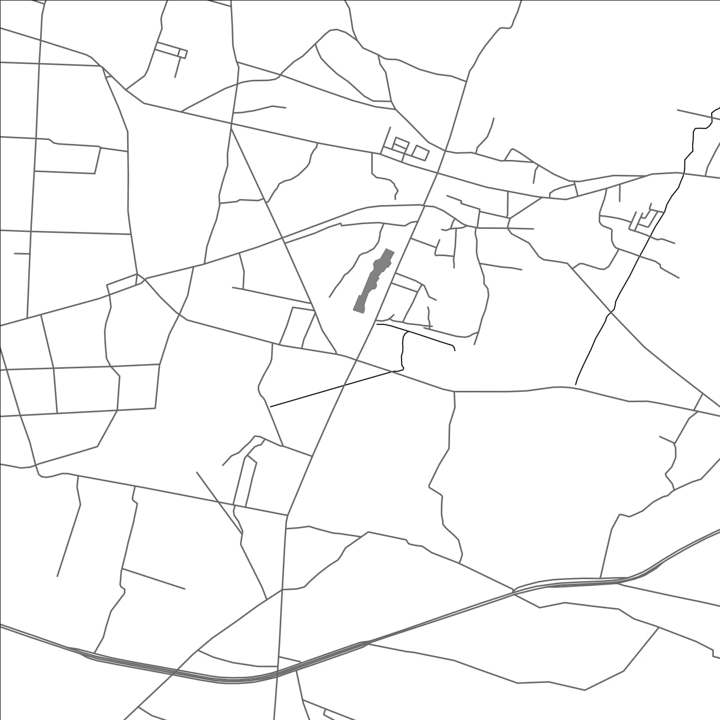 ROAD MAP OF FYZABAD, INDIA BY MAPBAKES