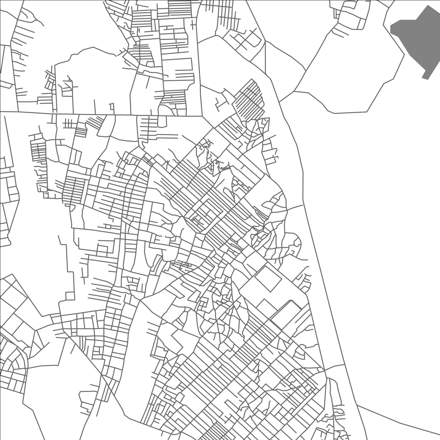 ROAD MAP OF GADDA MADIRAL, INDIA BY MAPBAKES