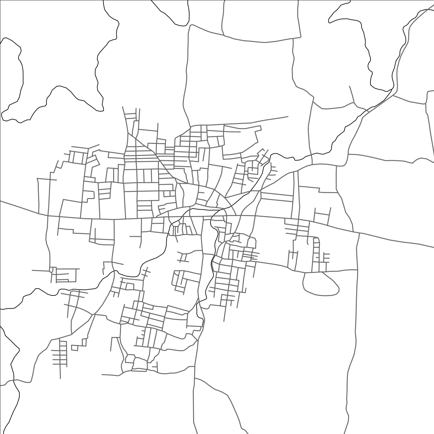 ROAD MAP OF GOPICHETTIPALAIYAM, INDIA BY MAPBAKES