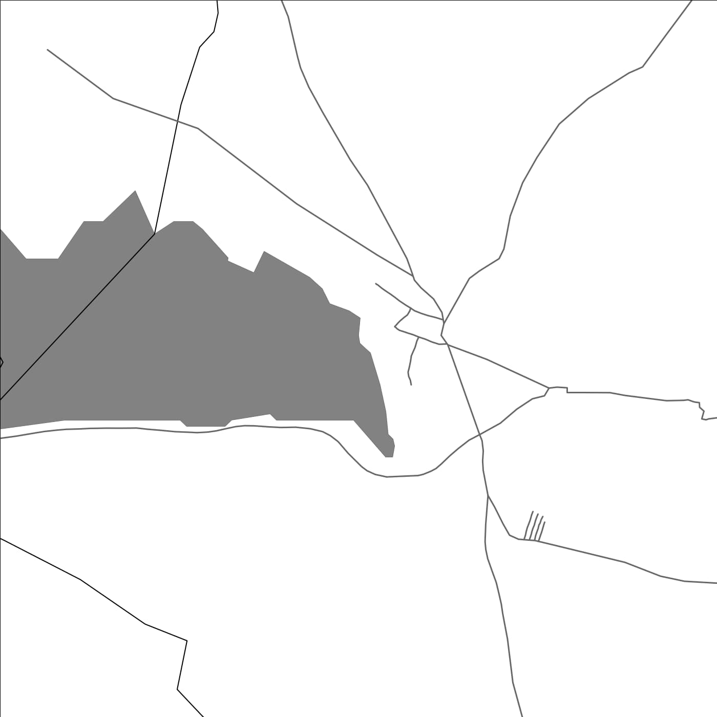 ROAD MAP OF GUNTAKAL JUNCTION, INDIA BY MAPBAKES