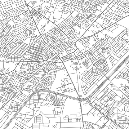 ROAD MAP OF GURGAON, INDIA BY MAPBAKES