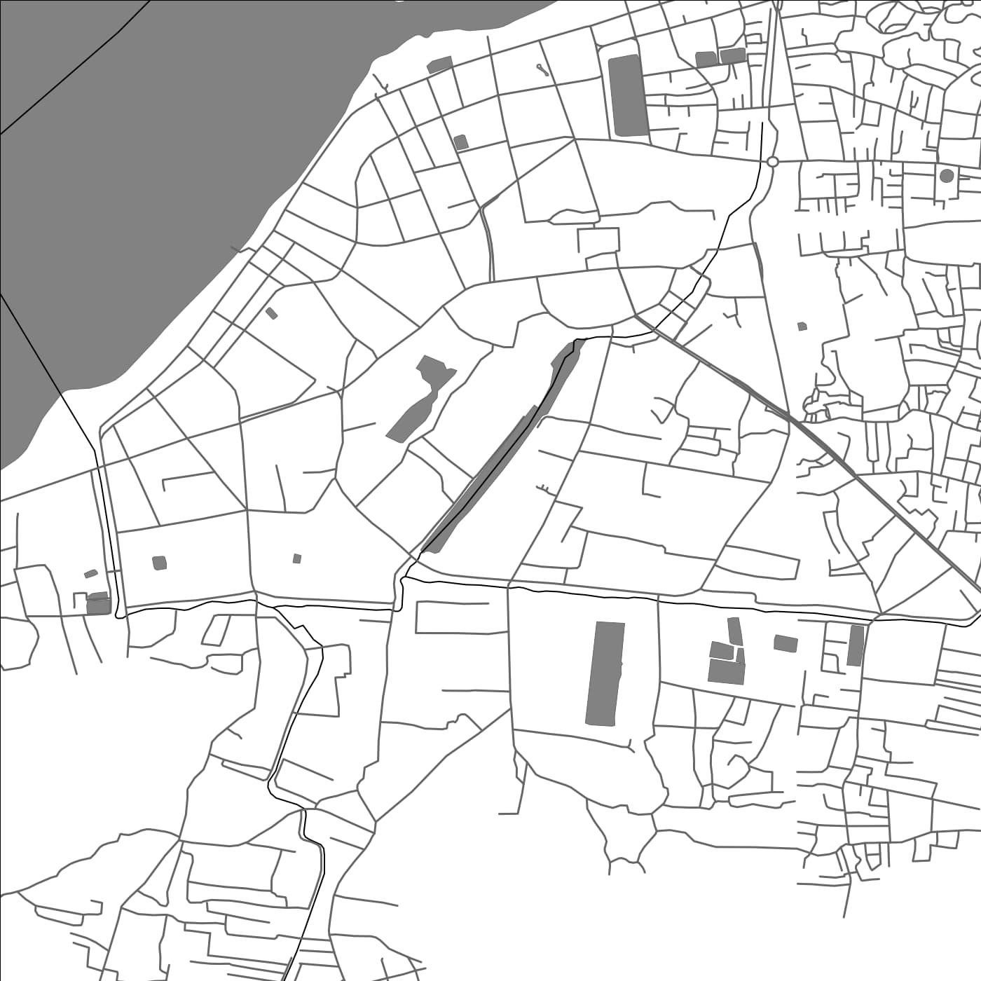 ROAD MAP OF GUWAHATI, INDIA BY MAPBAKES