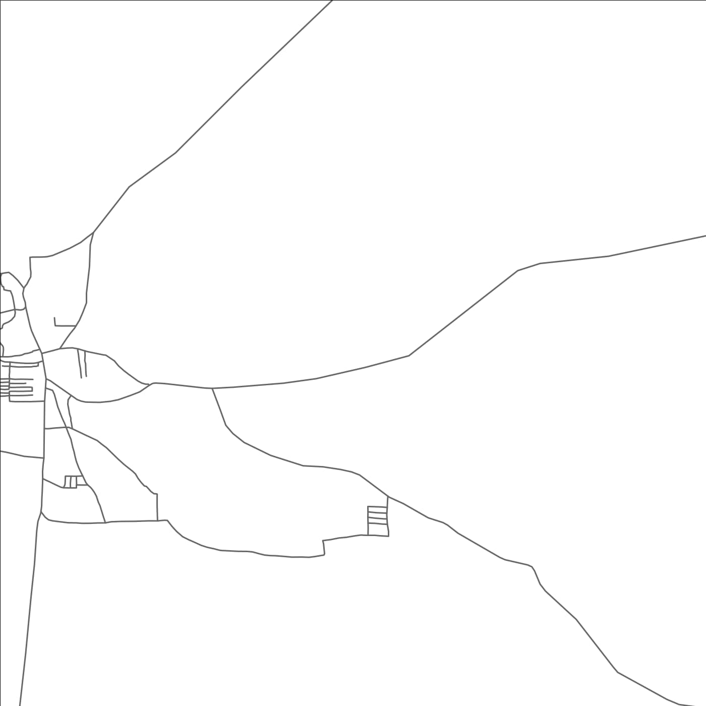 ROAD MAP OF HADAGALLI, INDIA BY MAPBAKES