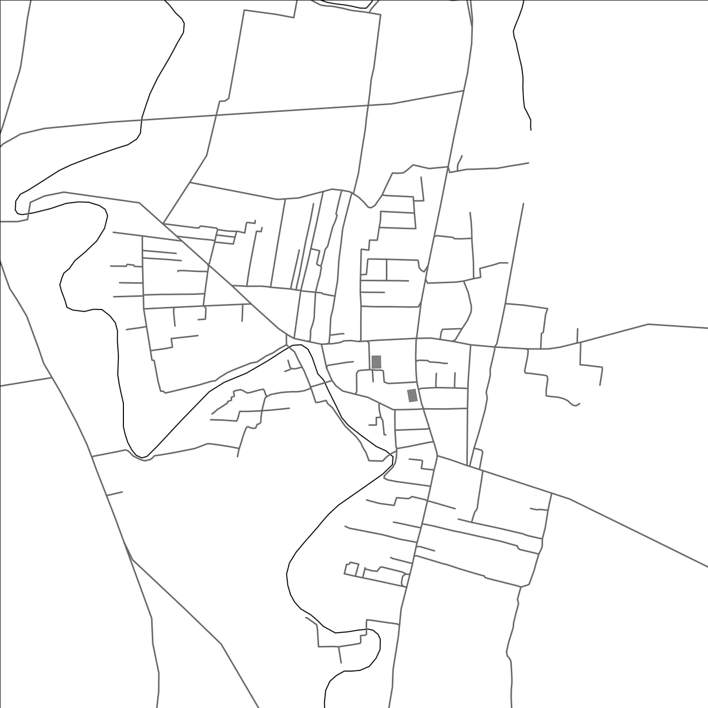 ROAD MAP OF HAILAKANDI, INDIA BY MAPBAKES