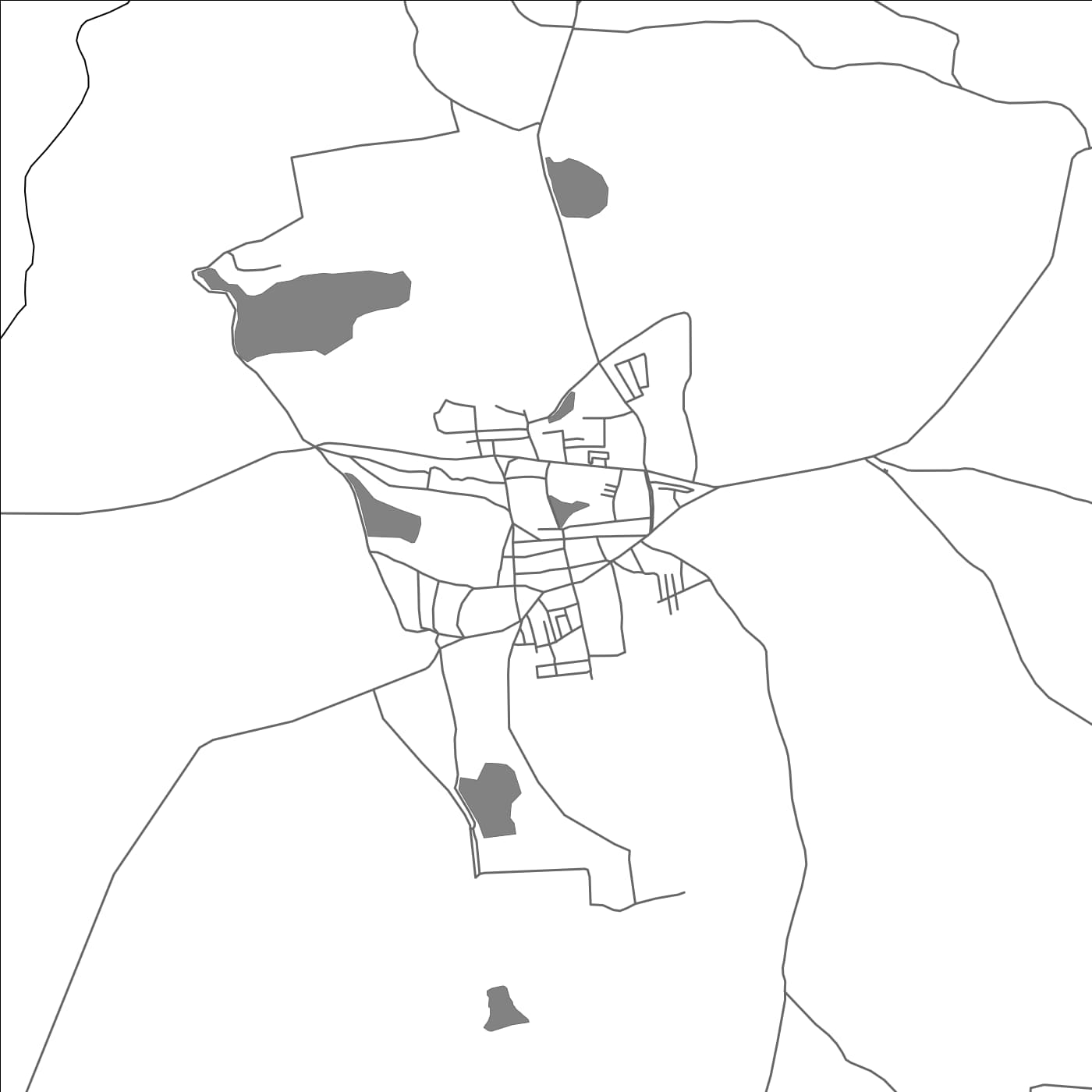 ROAD MAP OF HALIYAL, INDIA BY MAPBAKES