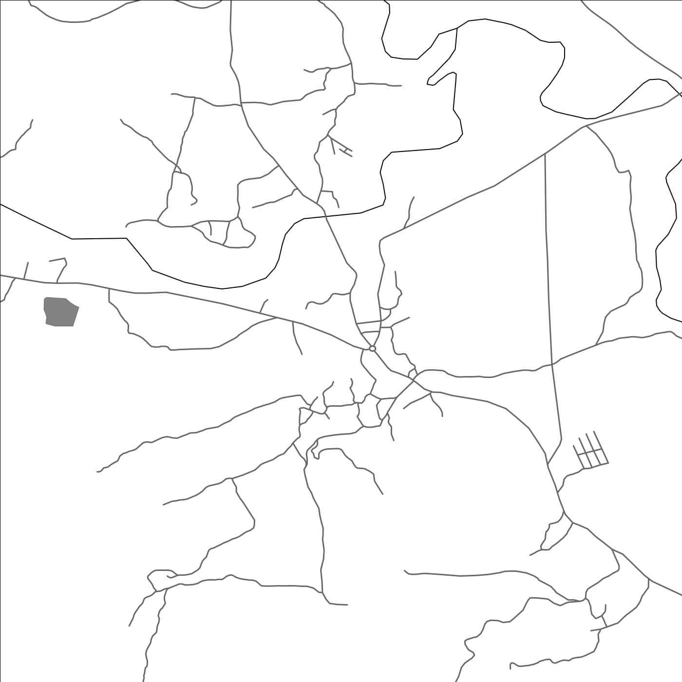 ROAD MAP OF HANDWARA, INDIA BY MAPBAKES