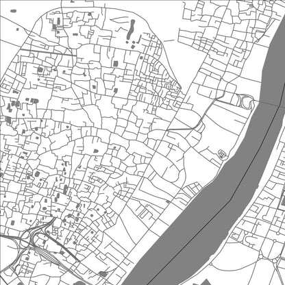 ROAD MAP OF HAORA, INDIA BY MAPBAKES