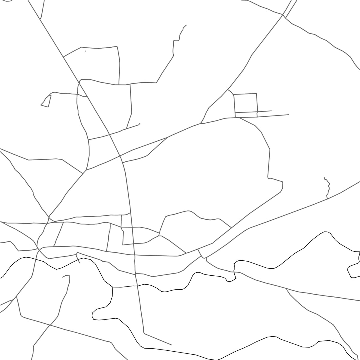 ROAD MAP OF HARDA KHAS, INDIA BY MAPBAKES