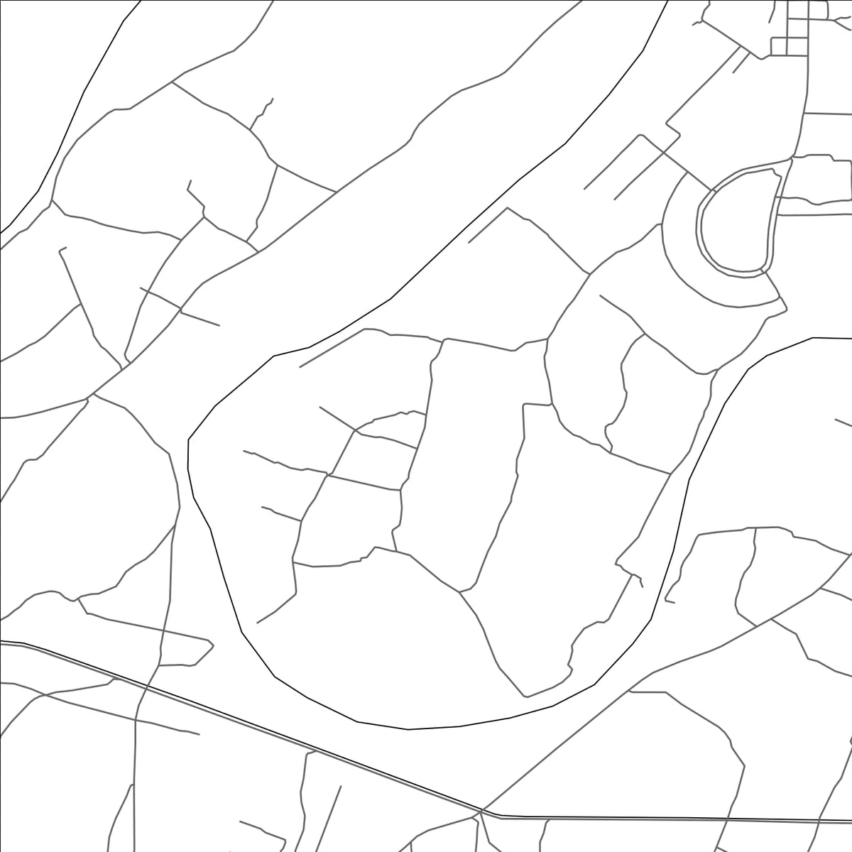 ROAD MAP OF HARDIA BIHAR, INDIA BY MAPBAKES