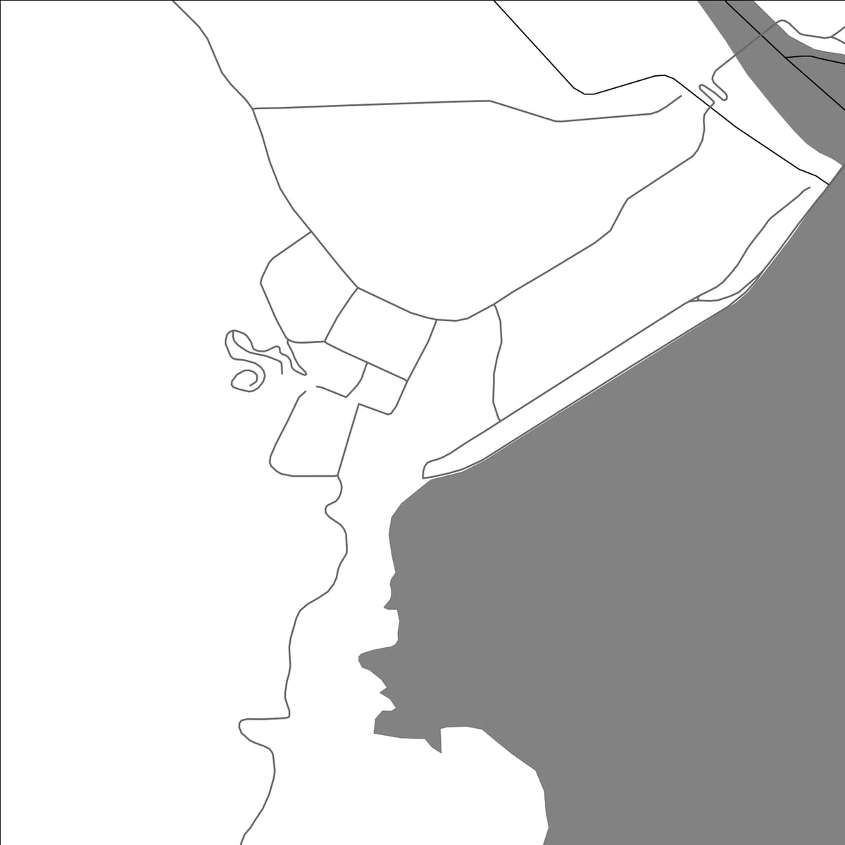 ROAD MAP OF HARDULI, INDIA BY MAPBAKES