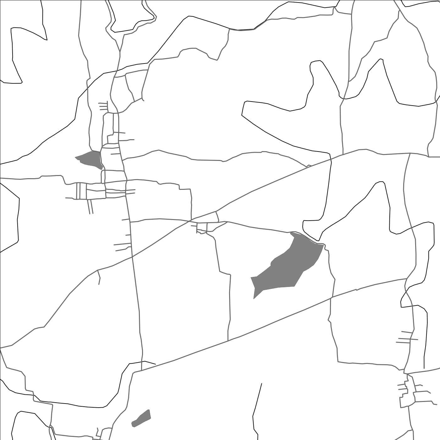 ROAD MAP OF HAROHALLI, INDIA BY MAPBAKES