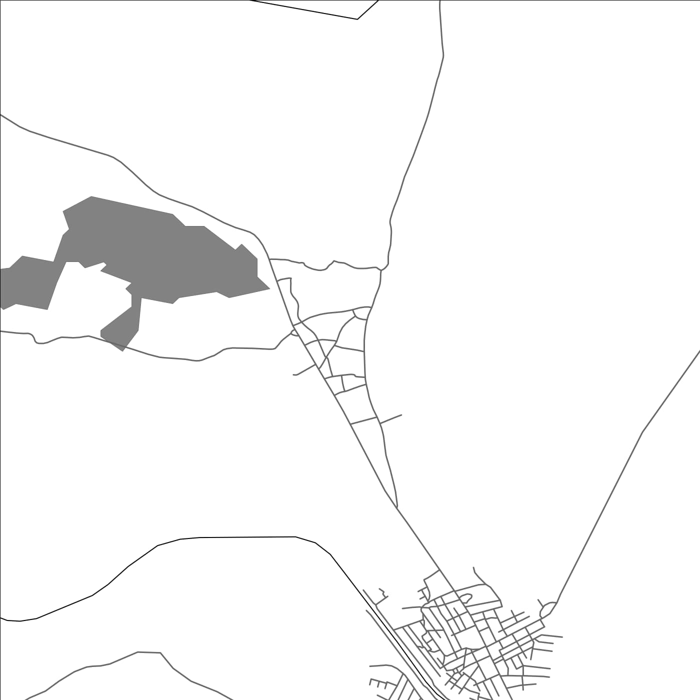 ROAD MAP OF HASANPARTI, INDIA BY MAPBAKES