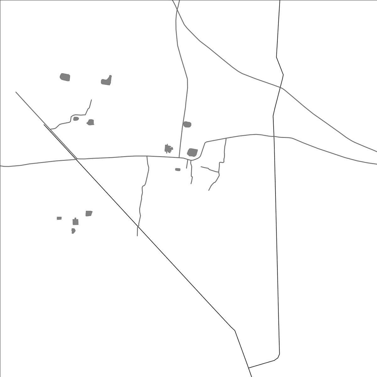 ROAD MAP OF HATA, INDIA BY MAPBAKES