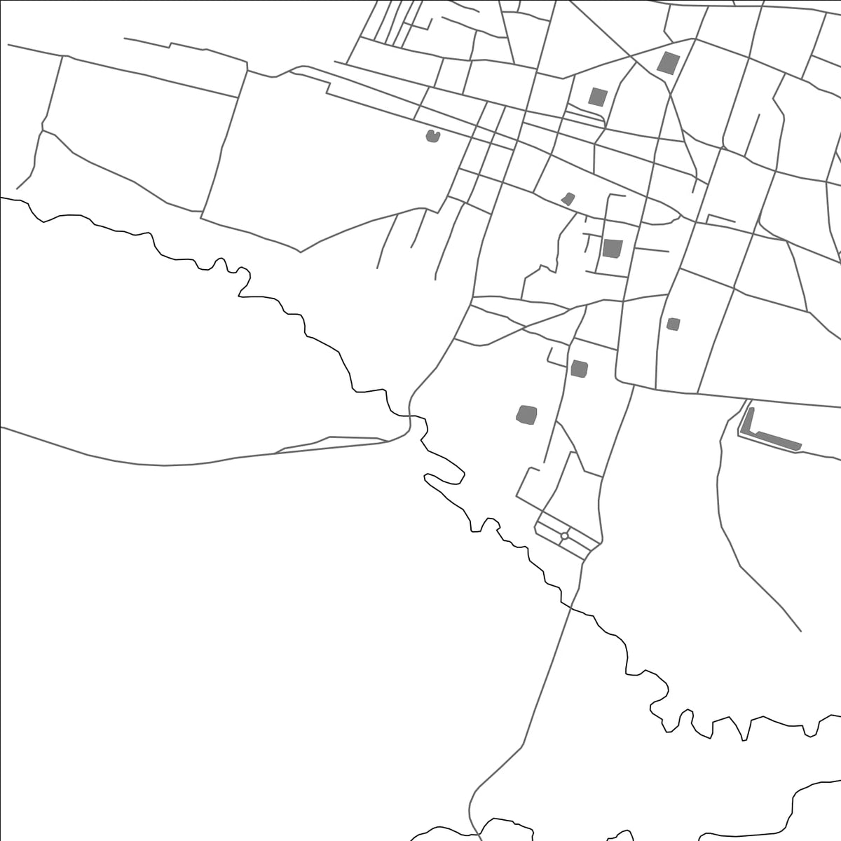 ROAD MAP OF HAZARIBAGH, INDIA BY MAPBAKES