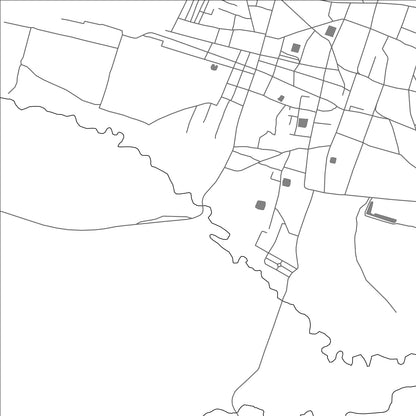 ROAD MAP OF HAZARIBAGH, INDIA BY MAPBAKES