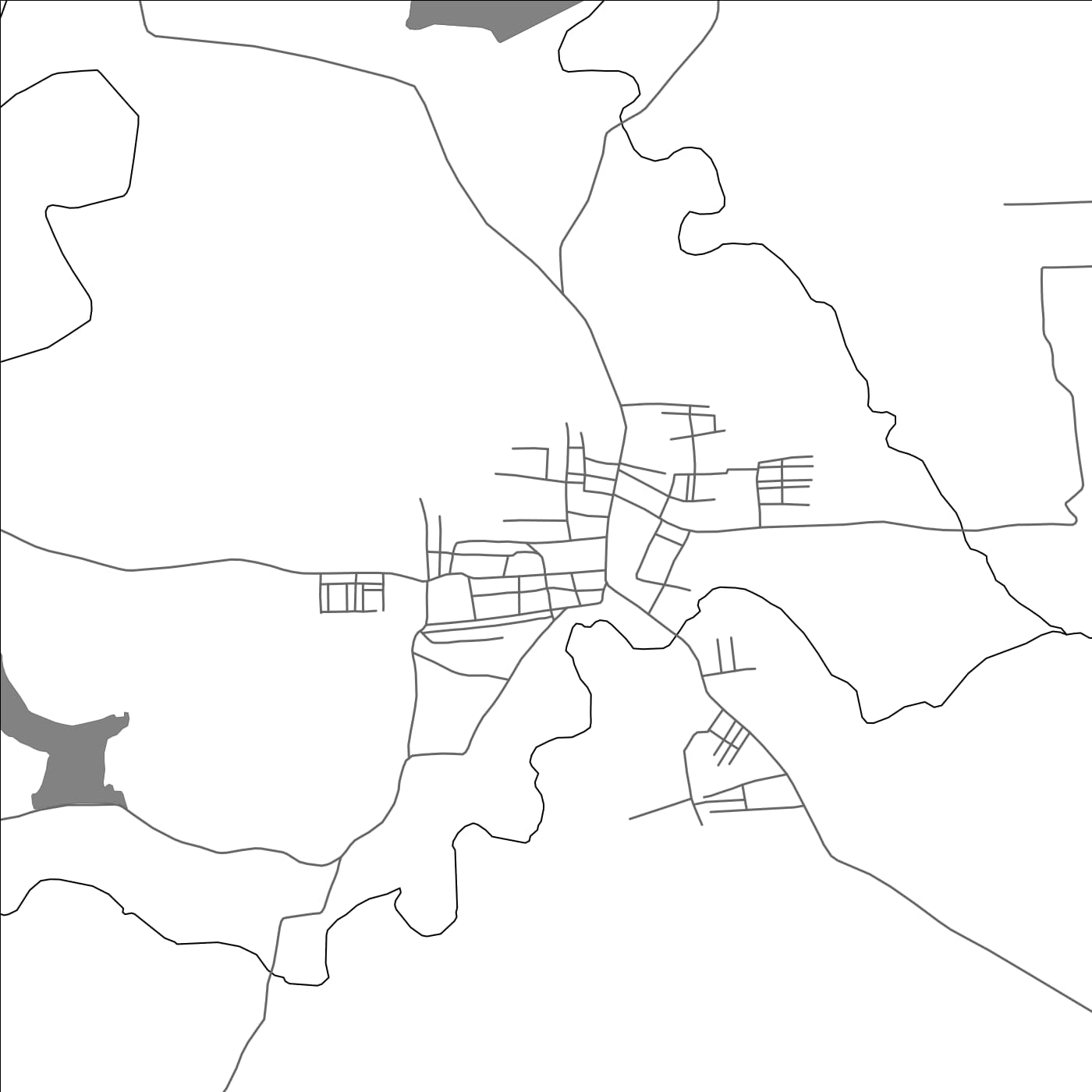 ROAD MAP OF HEGGADADEVANKOTE, INDIA BY MAPBAKES