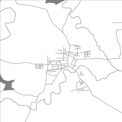 ROAD MAP OF HEGGADADEVANKOTE, INDIA BY MAPBAKES