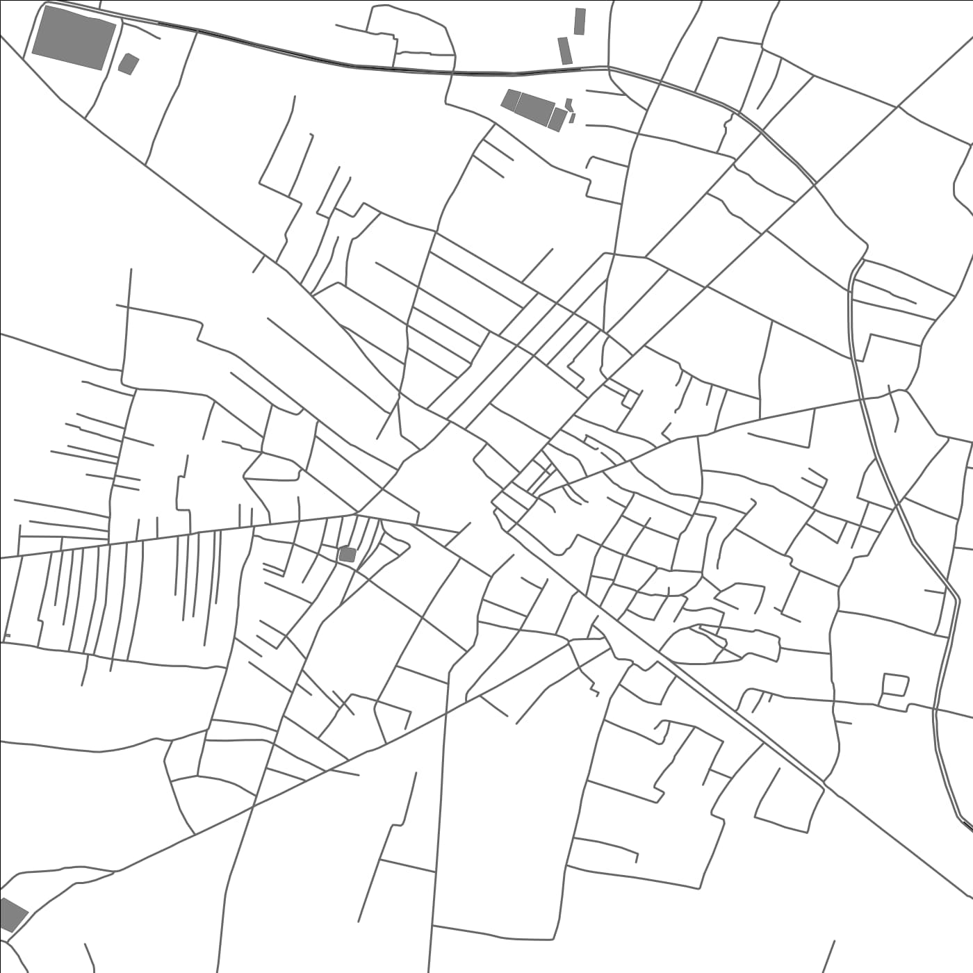 ROAD MAP OF HOJAI, INDIA BY MAPBAKES