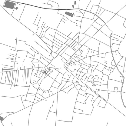 ROAD MAP OF HOJAI, INDIA BY MAPBAKES