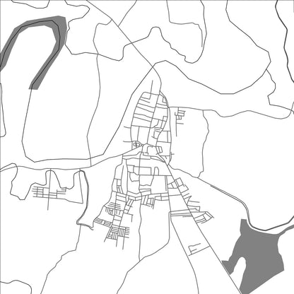 ROAD MAP OF HOLE NARSIPUR, INDIA BY MAPBAKES