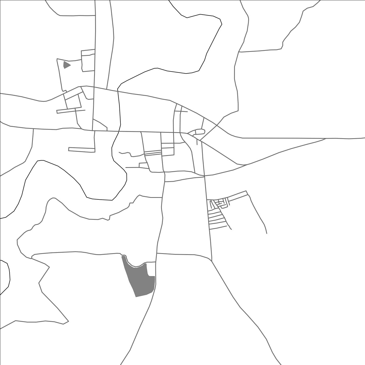 ROAD MAP OF HUNSUR, INDIA BY MAPBAKES