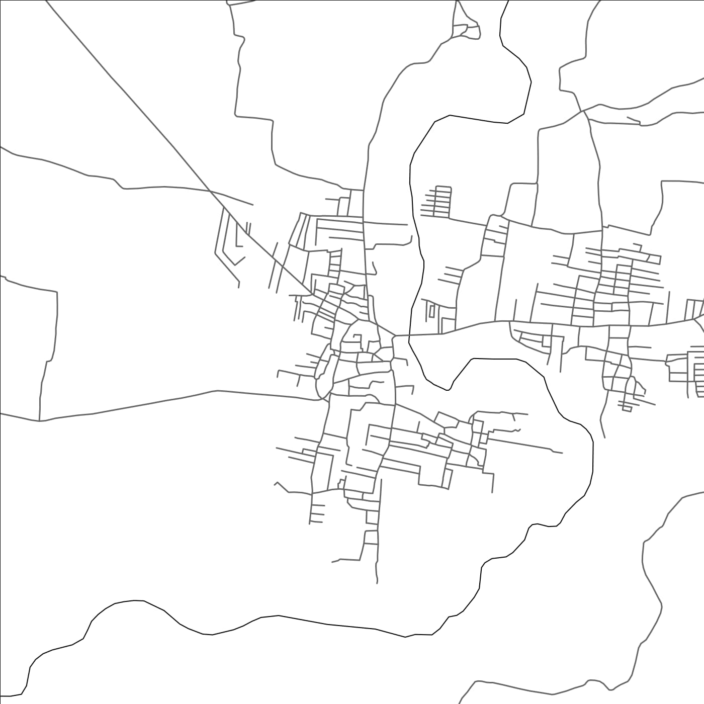 ROAD MAP OF IDAPPADI, INDIA BY MAPBAKES