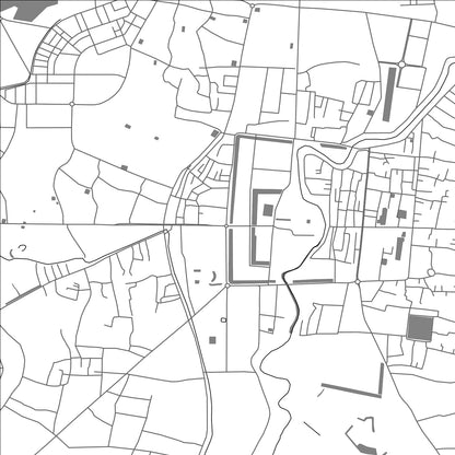 ROAD MAP OF IMPHAL, INDIA BY MAPBAKES