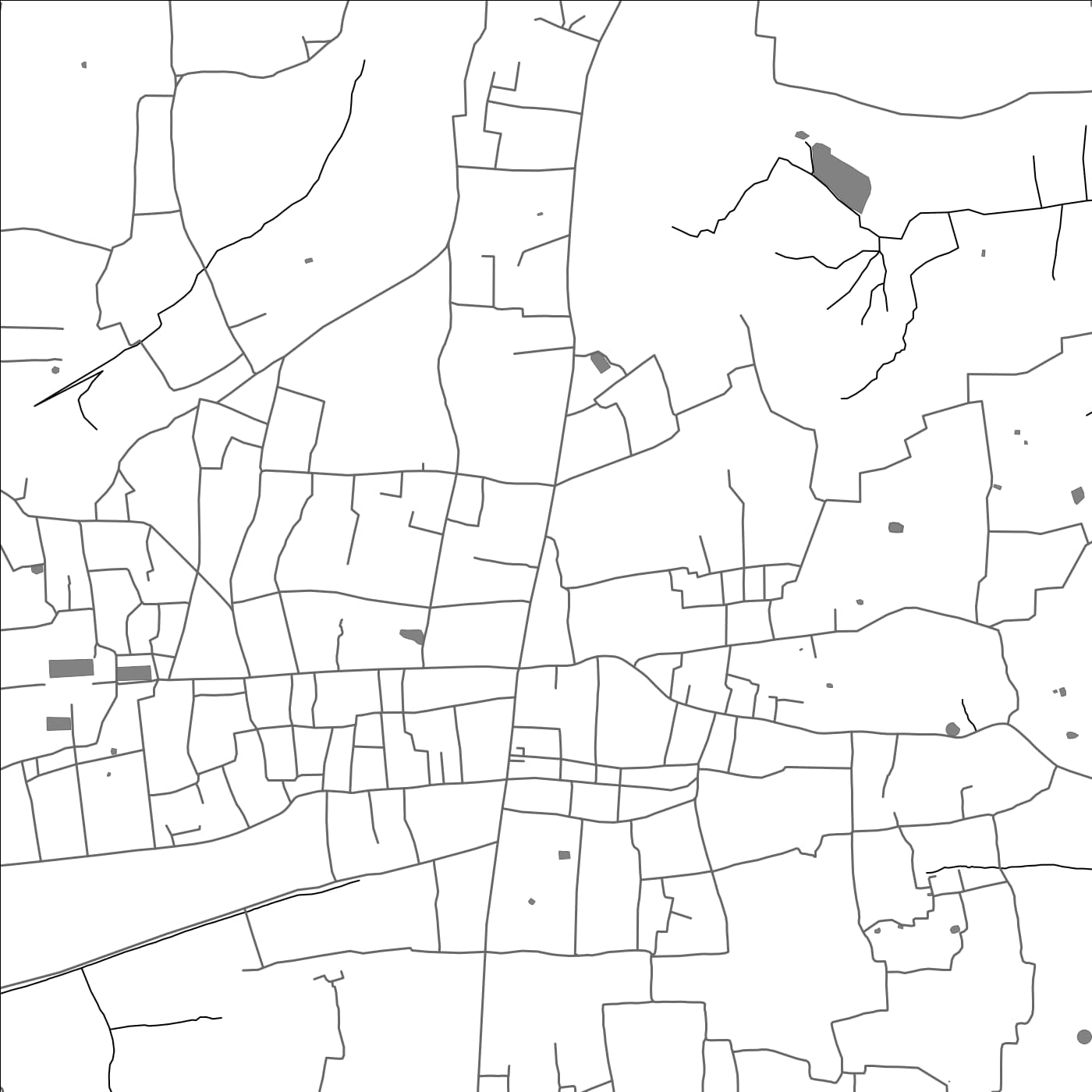 ROAD MAP OF IRINJALAKUDA, INDIA BY MAPBAKES