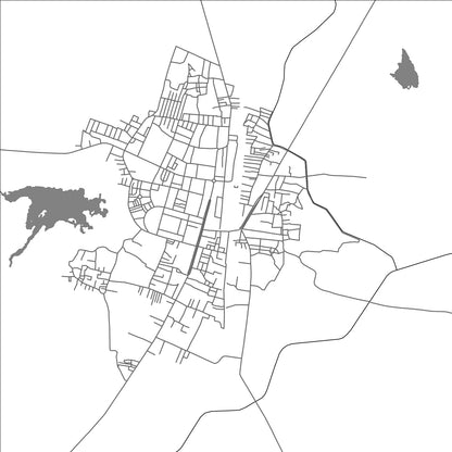 ROAD MAP OF JAMIKUNTA, INDIA BY MAPBAKES