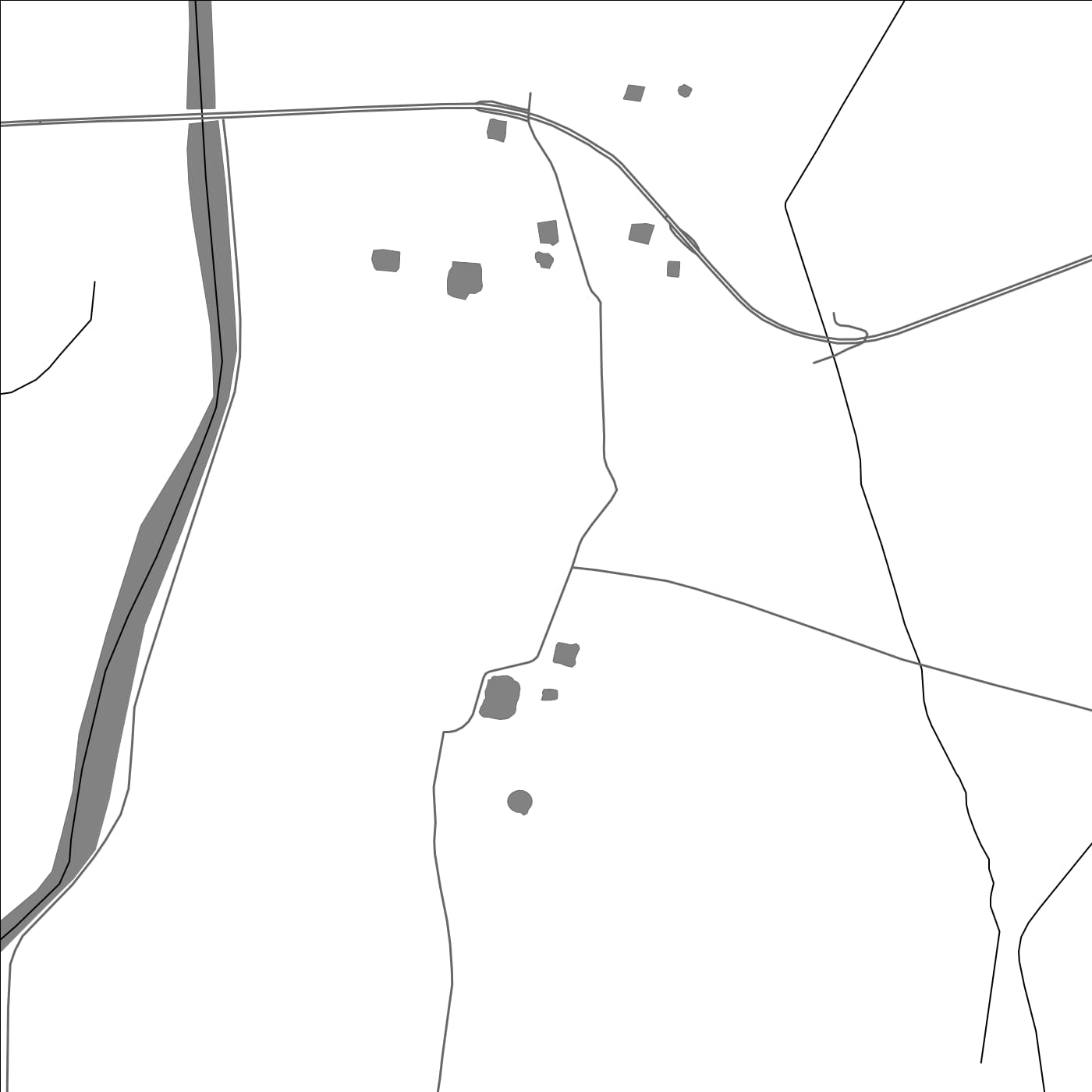 ROAD MAP OF JHANJHARPUR, INDIA BY MAPBAKES