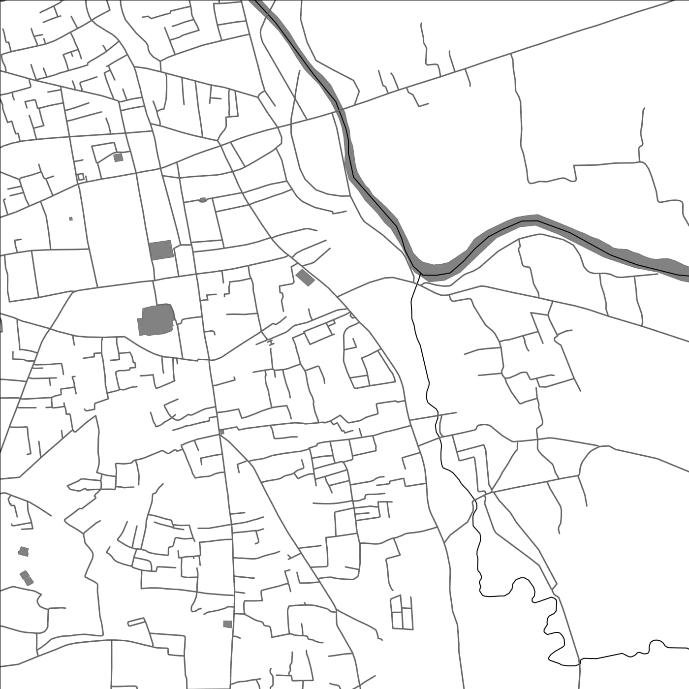 ROAD MAP OF JORHAT, INDIA BY MAPBAKES