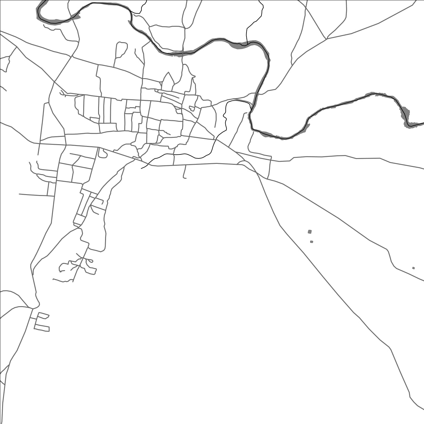 ROAD MAP OF JUNNAR, INDIA BY MAPBAKES