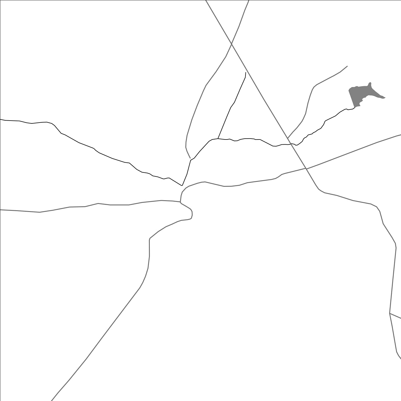 ROAD MAP OF KADGANCHI, INDIA BY MAPBAKES