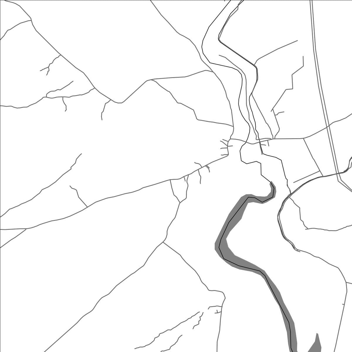 ROAD MAP OF KAIMUH, INDIA BY MAPBAKES