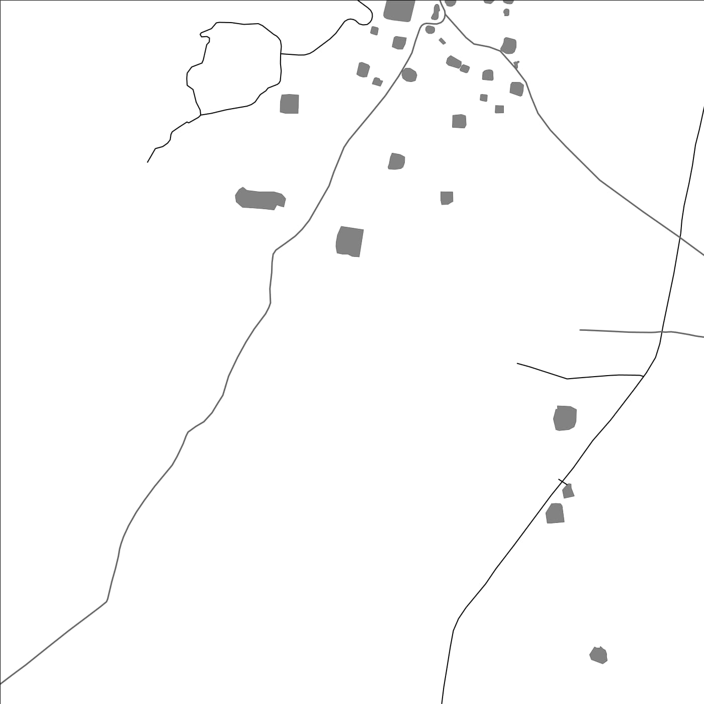 ROAD MAP OF KAKRAUL, INDIA BY MAPBAKES