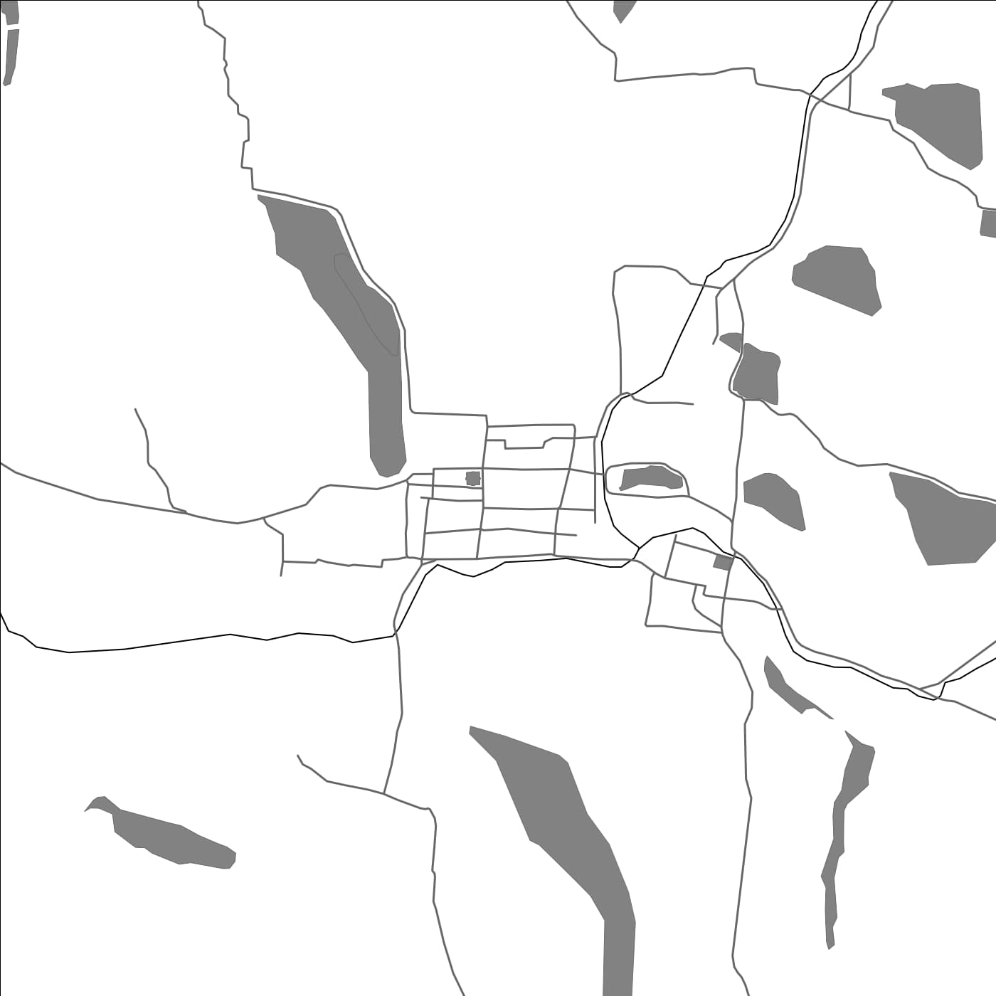 ROAD MAP OF KALAKKADU, INDIA BY MAPBAKES