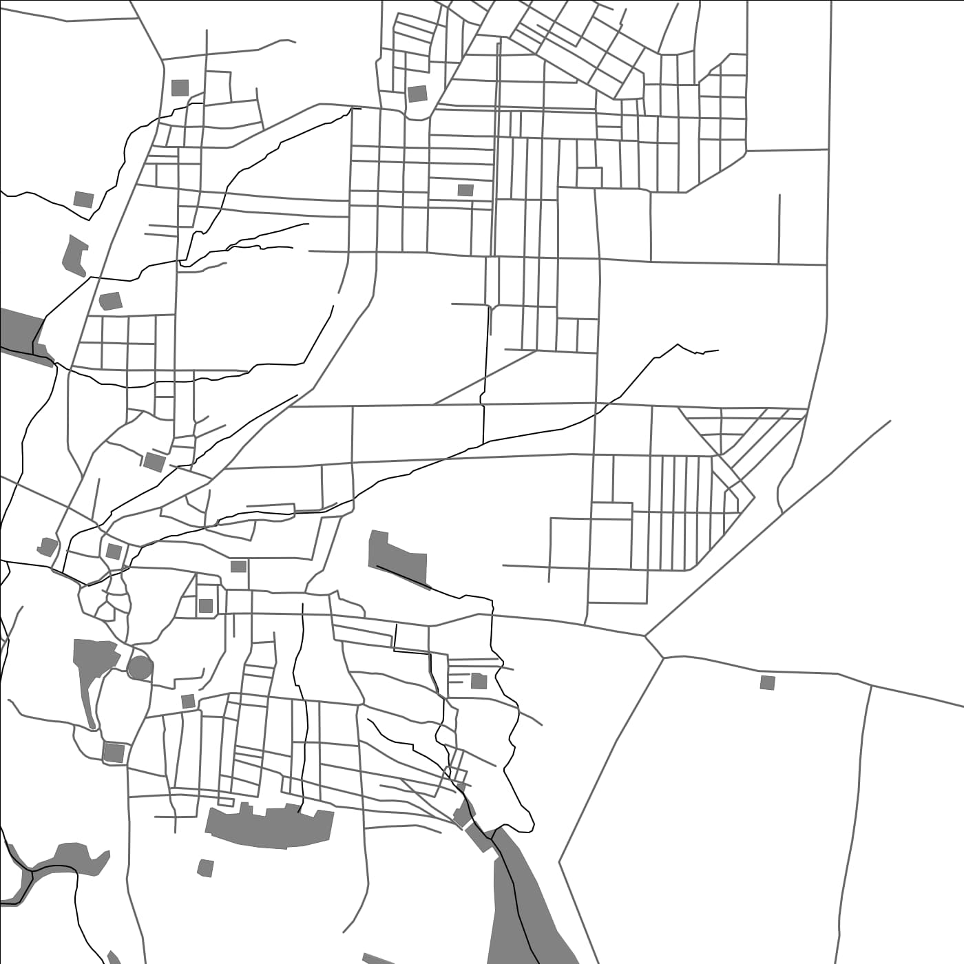 ROAD MAP OF KALANIVASAL, INDIA BY MAPBAKES