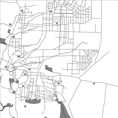 ROAD MAP OF KALANIVASAL, INDIA BY MAPBAKES