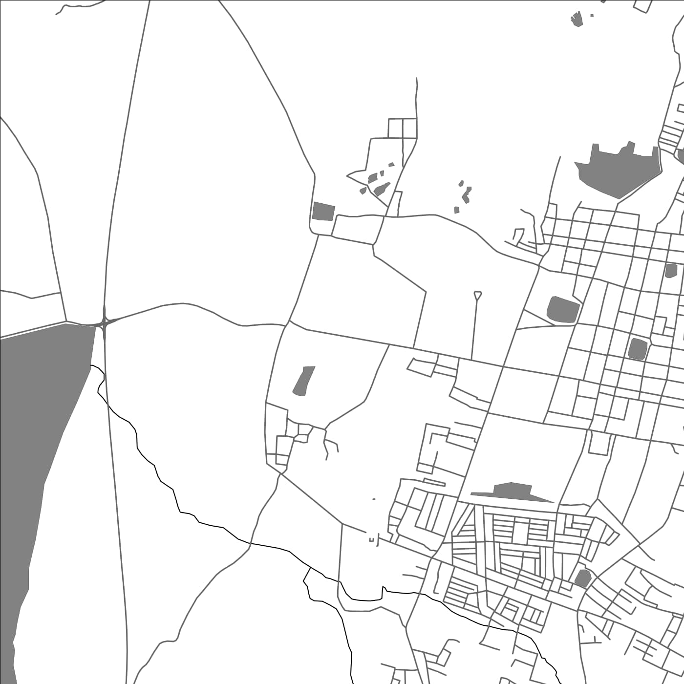 ROAD MAP OF KALAYANPURAM, INDIA BY MAPBAKES