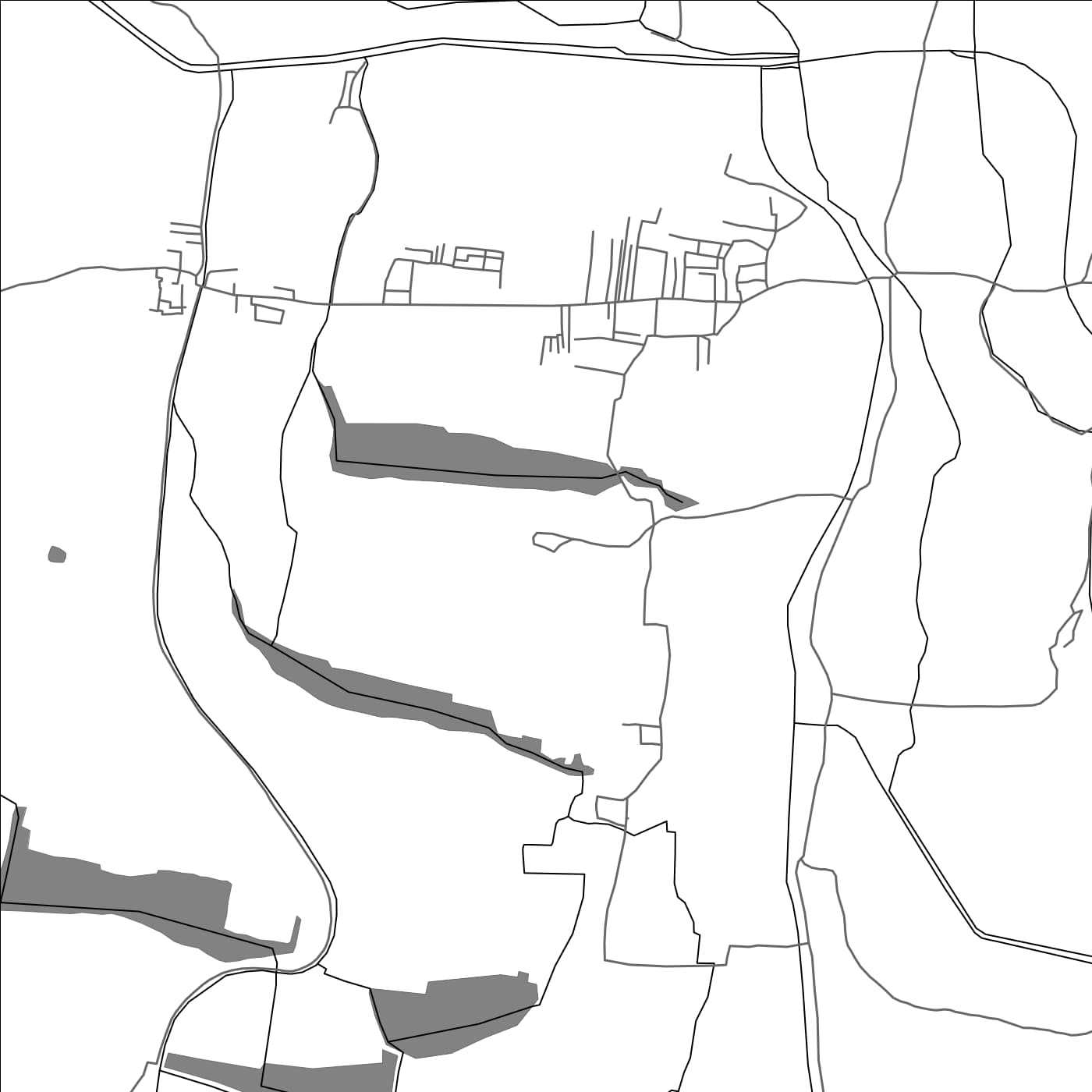 ROAD MAP OF KALLANAI, INDIA BY MAPBAKES