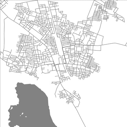 ROAD MAP OF KAMAREDDIPET, INDIA BY MAPBAKES