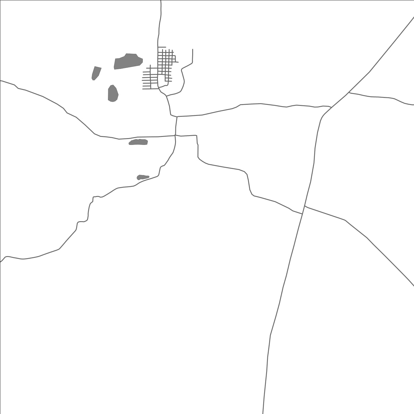 ROAD MAP OF KAMAVARAPUKOTA, INDIA BY MAPBAKES