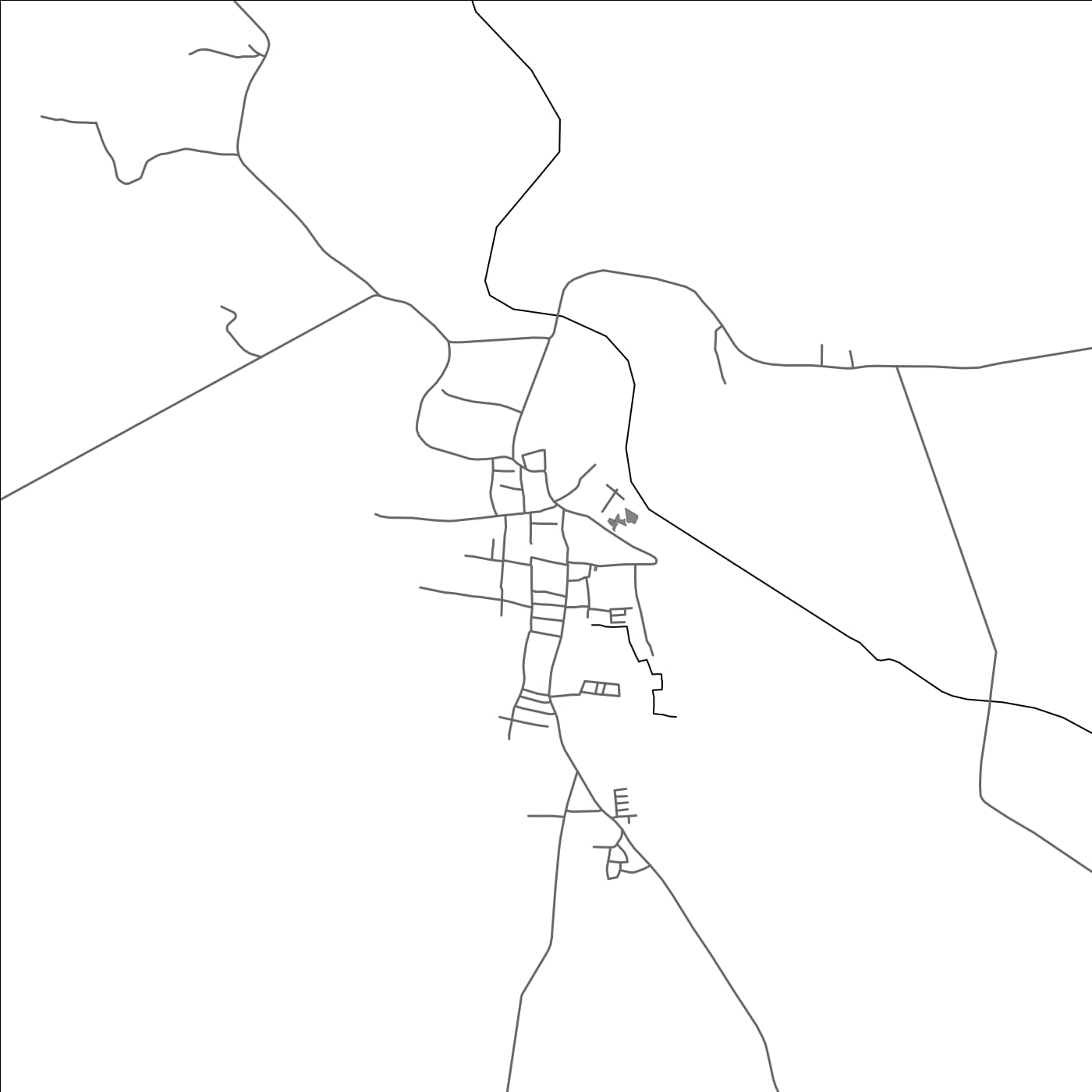 ROAD MAP OF KAMUDI, INDIA BY MAPBAKES