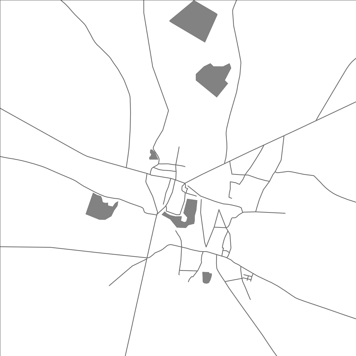 ROAD MAP OF KANDUKUR, INDIA BY MAPBAKES