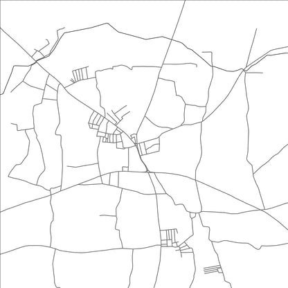 ROAD MAP OF KANGAYAM, INDIA BY MAPBAKES