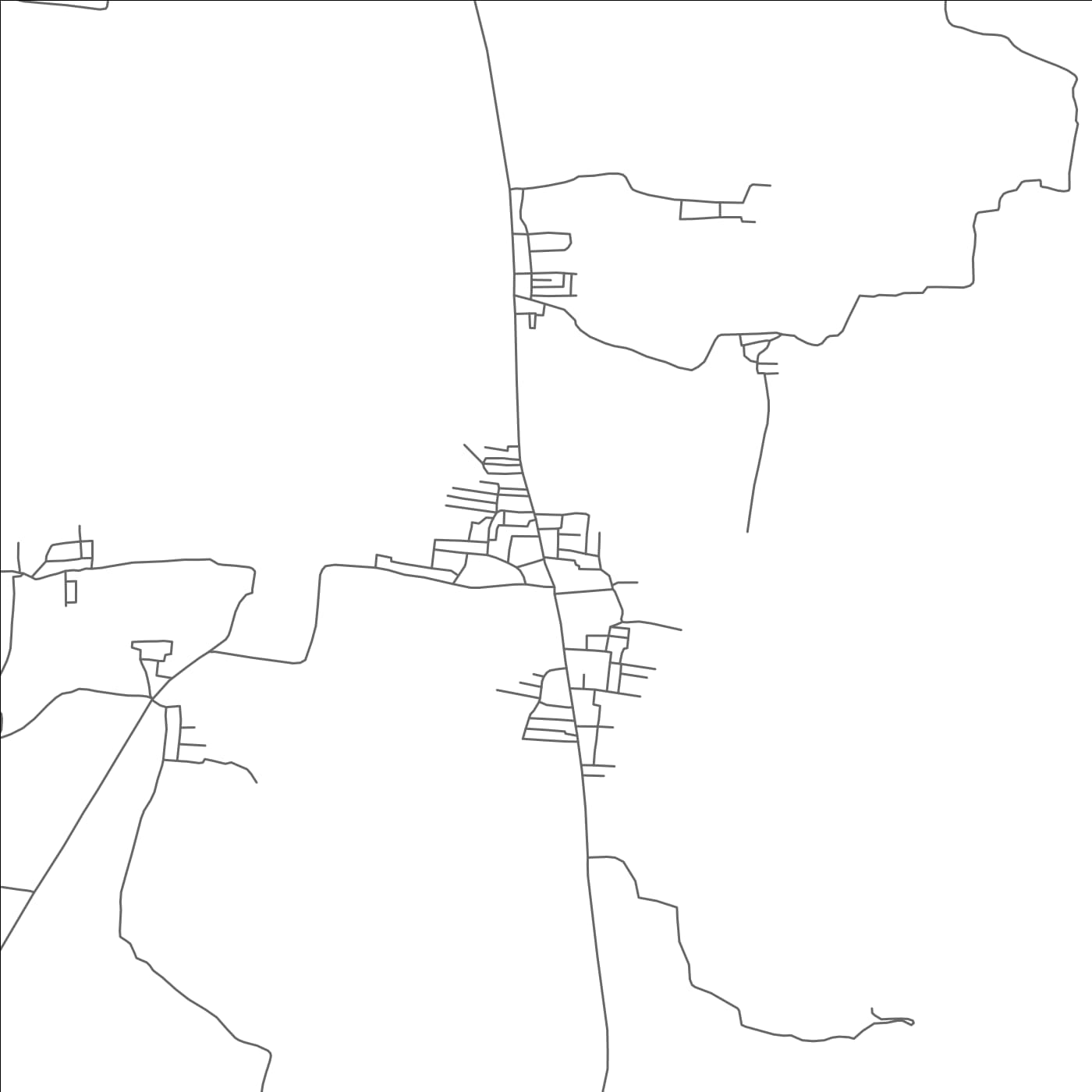 ROAD MAP OF KANIYAMBADI, INDIA BY MAPBAKES