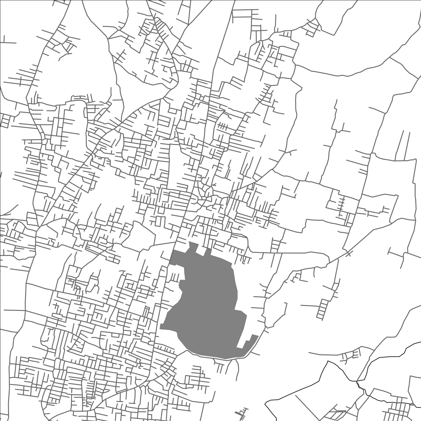 ROAD MAP OF KANNANKURICHCHI, INDIA BY MAPBAKES