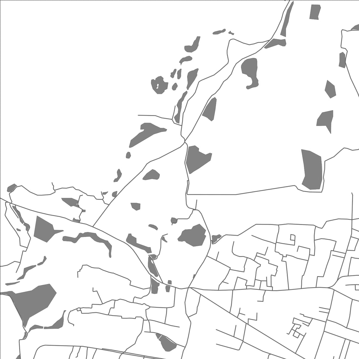 ROAD MAP OF KANYAKULAM, INDIA BY MAPBAKES