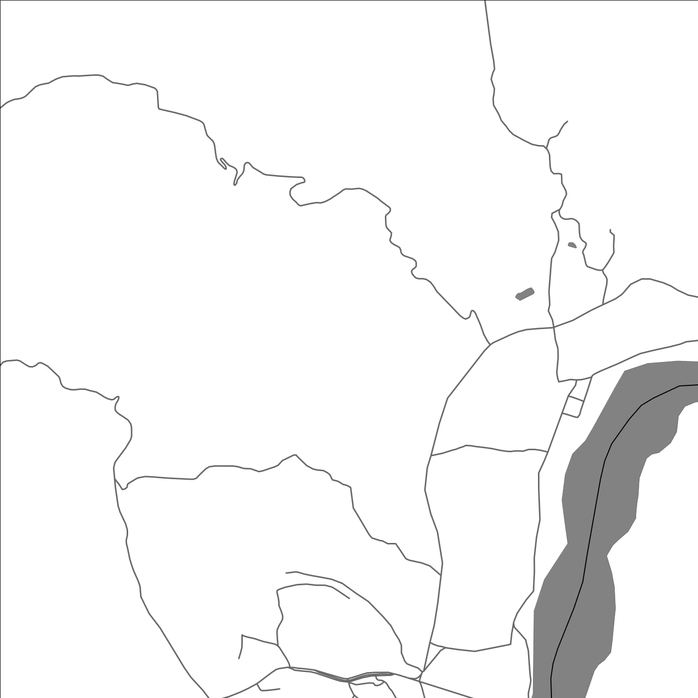 ROAD MAP OF KANYANA, INDIA BY MAPBAKES